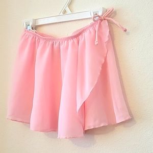 Jacques Moret Dance/ Ballet chiffon skirt, Girls M (8/10), pink, NWOT
